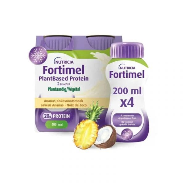 Nutricia Fortimel PlantBased Protein Coco/Ananás 4x200ml