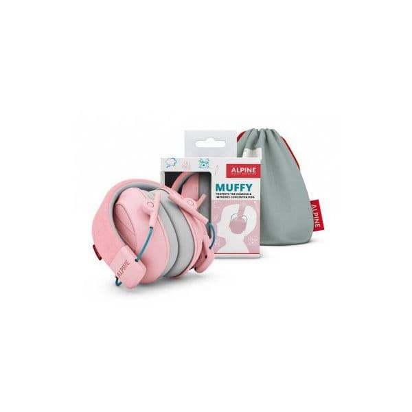 Alpine Proteção Ouvidos Muffy Pink Alpine P/ Bebé