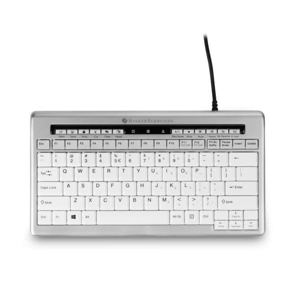 Teclado Bakker Elkuizen S-Board 840 Design Inglês (US Layout) Cinzento