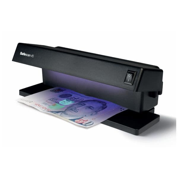 SafeScan Detetor de Notas 45 UV - SAF1110293