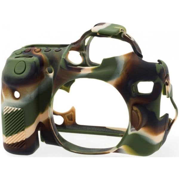 easyCover Capa Protectora de Silicone para Canon 70D Camouflage