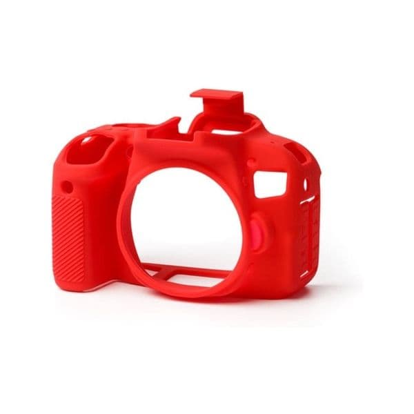 easyCover Capa Protectora de Silicone para Canon 800D Red