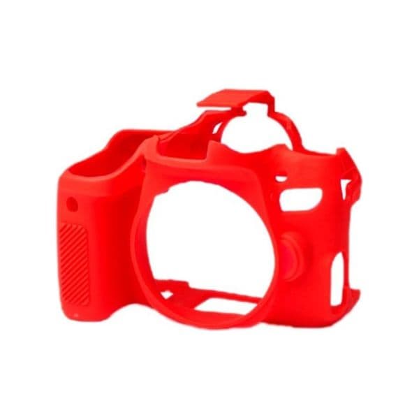 easyCover Capa Protectora de Silicone para Canon 77D Red