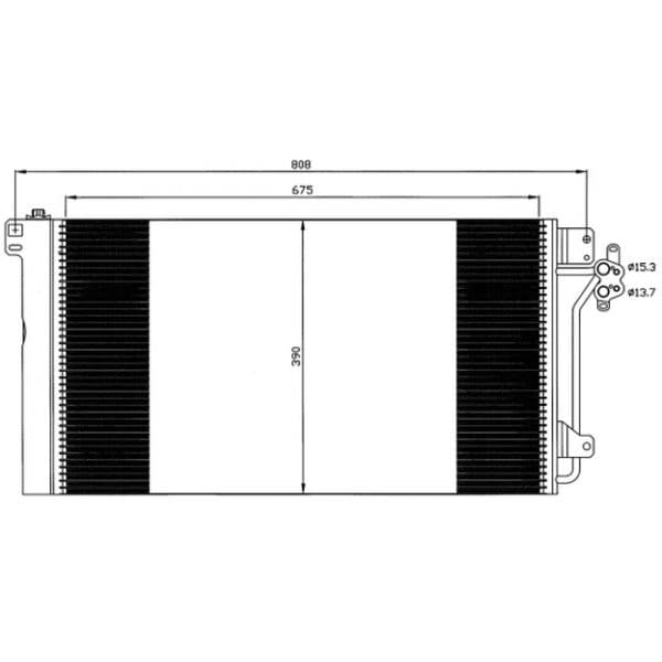 NRF - 35622 - Condensador, ar condicionado - 8718042025043
