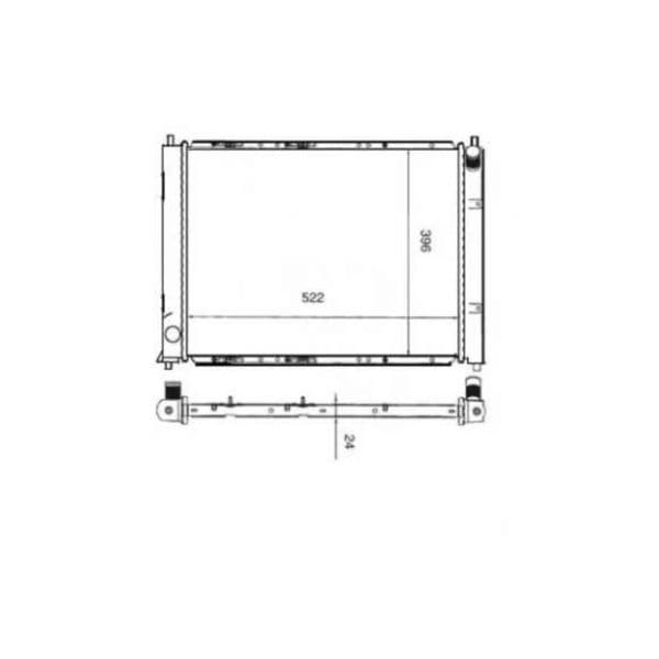 NRF - 55339 - Radiador, arrefecimento do motor - 8718042039651