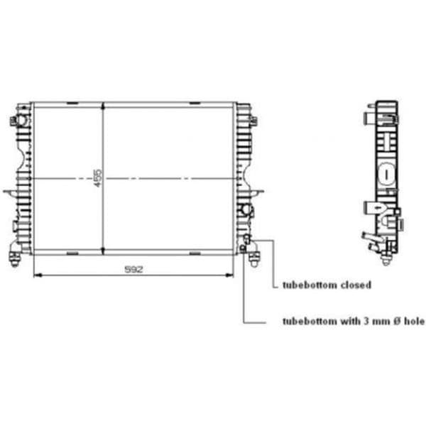 NRF - 509729 - Radiador, arrefecimento do motor - 8718042047021