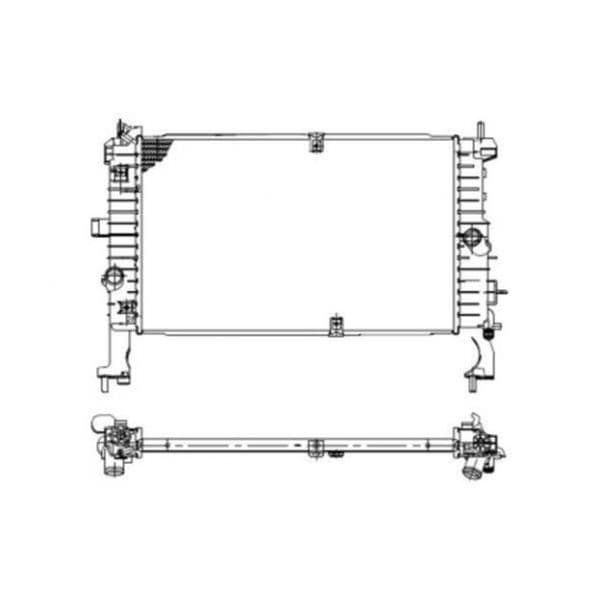 NRF - 53475 - Radiador, arrefecimento do motor - 8718042059987