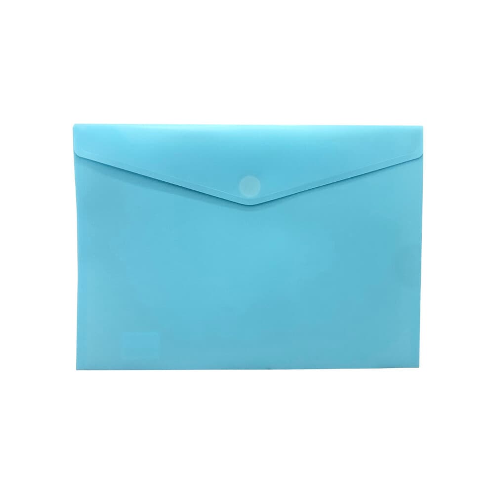 Bolsa Envelope A4 Fecho Velcro Pl stico Mate Turquesa 1un