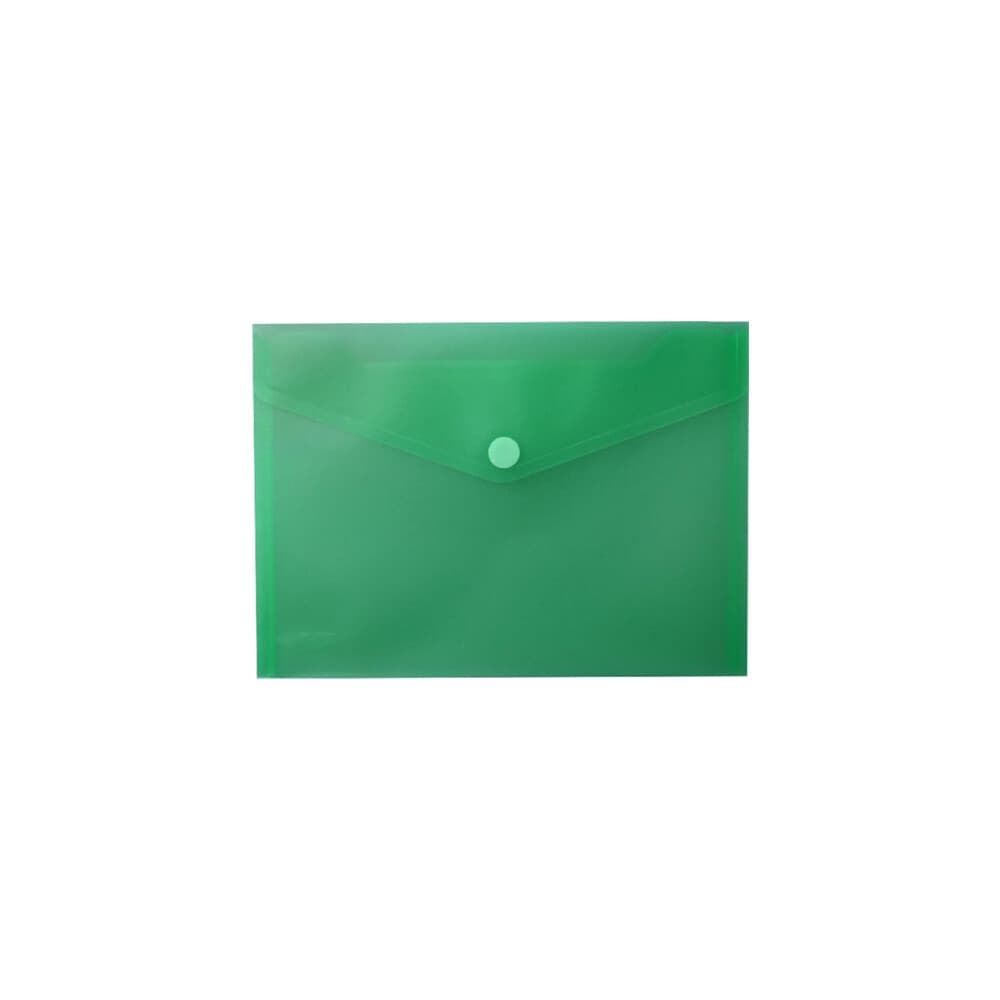Bolsa Envelope A5 Fecho Velcro Pl stico Mate Verde 1un