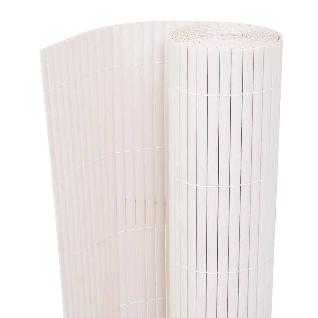 Cerca de Jardim Dupla Face 90x500 cm Branco - 43627