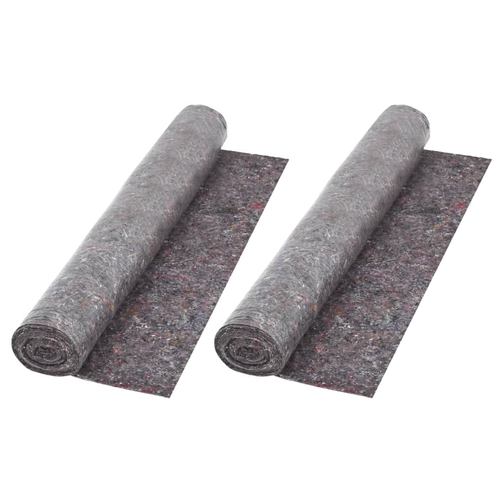 Tapete para Pintor Velo Antiderrapante 2 Peças 50m 180g/m² Cinzento - 142696