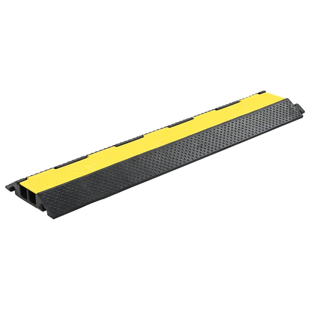 Rampa Protetora de Cabos 2 Canais Borracha 101,5 cm