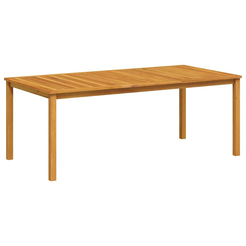 vidaXL Mesa de jardim 200x100x74 cm madeira de acácia maciça