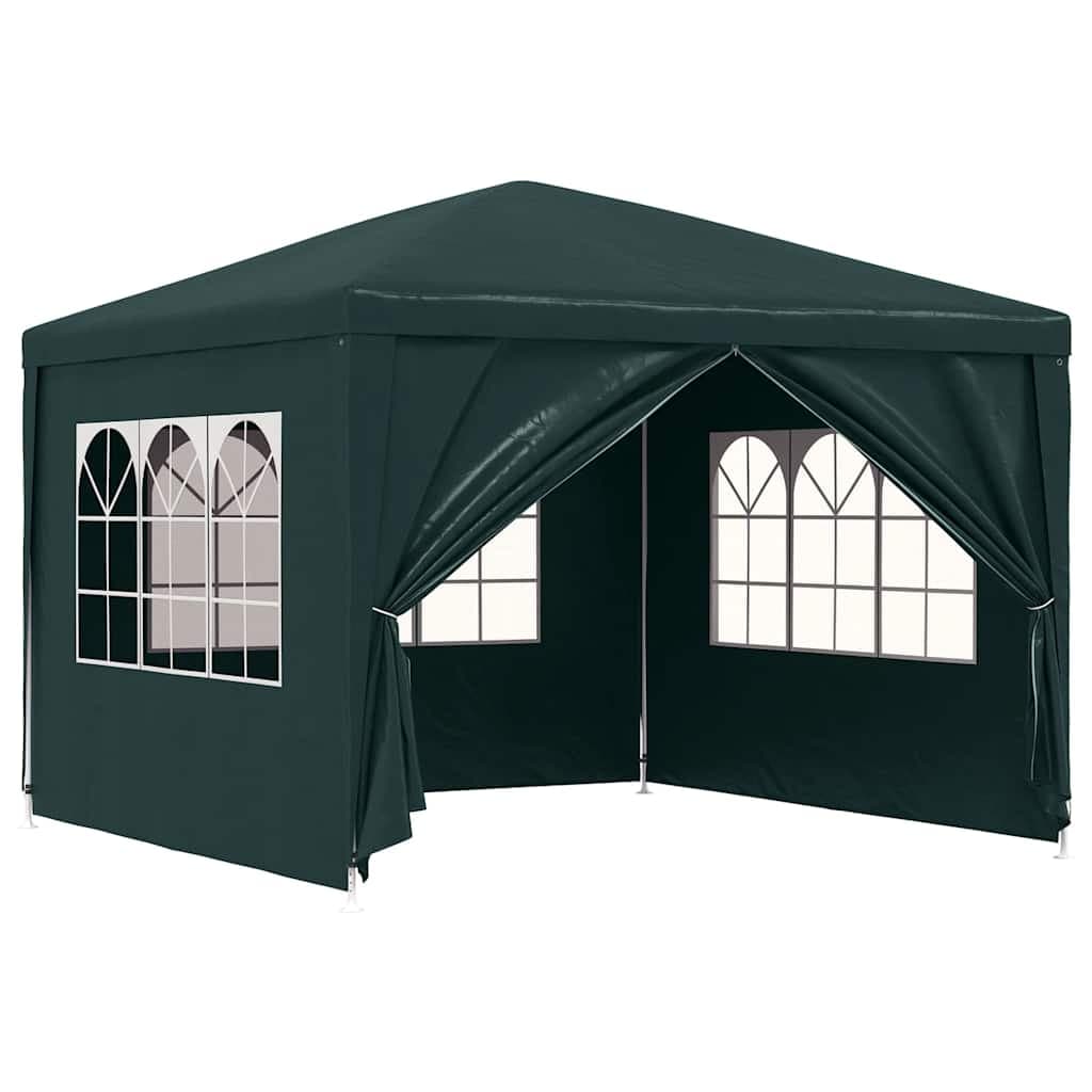 vidaXL Tenda para festas 3x3 m verde