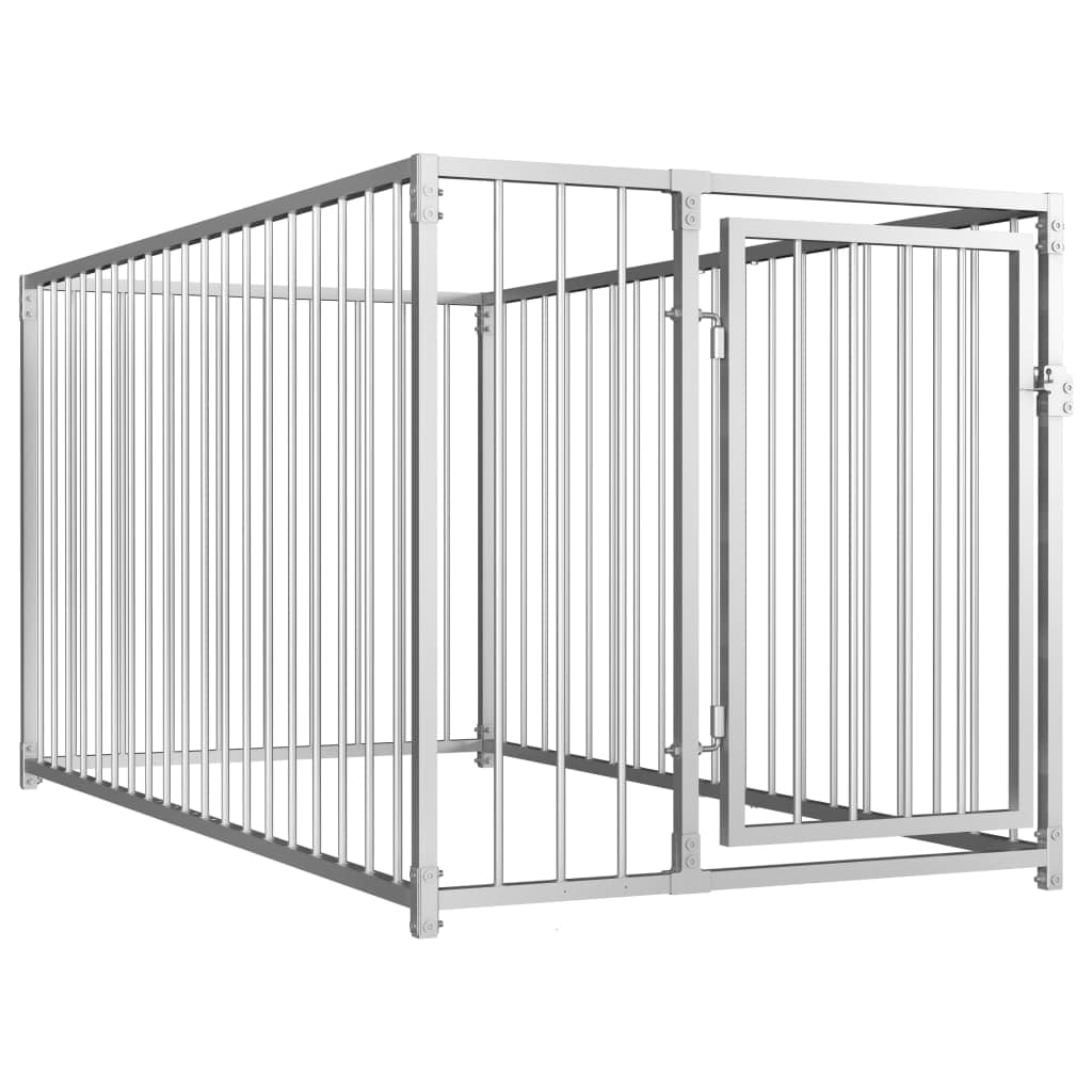 vidaXL Canil de exterior 100x200x100 cm