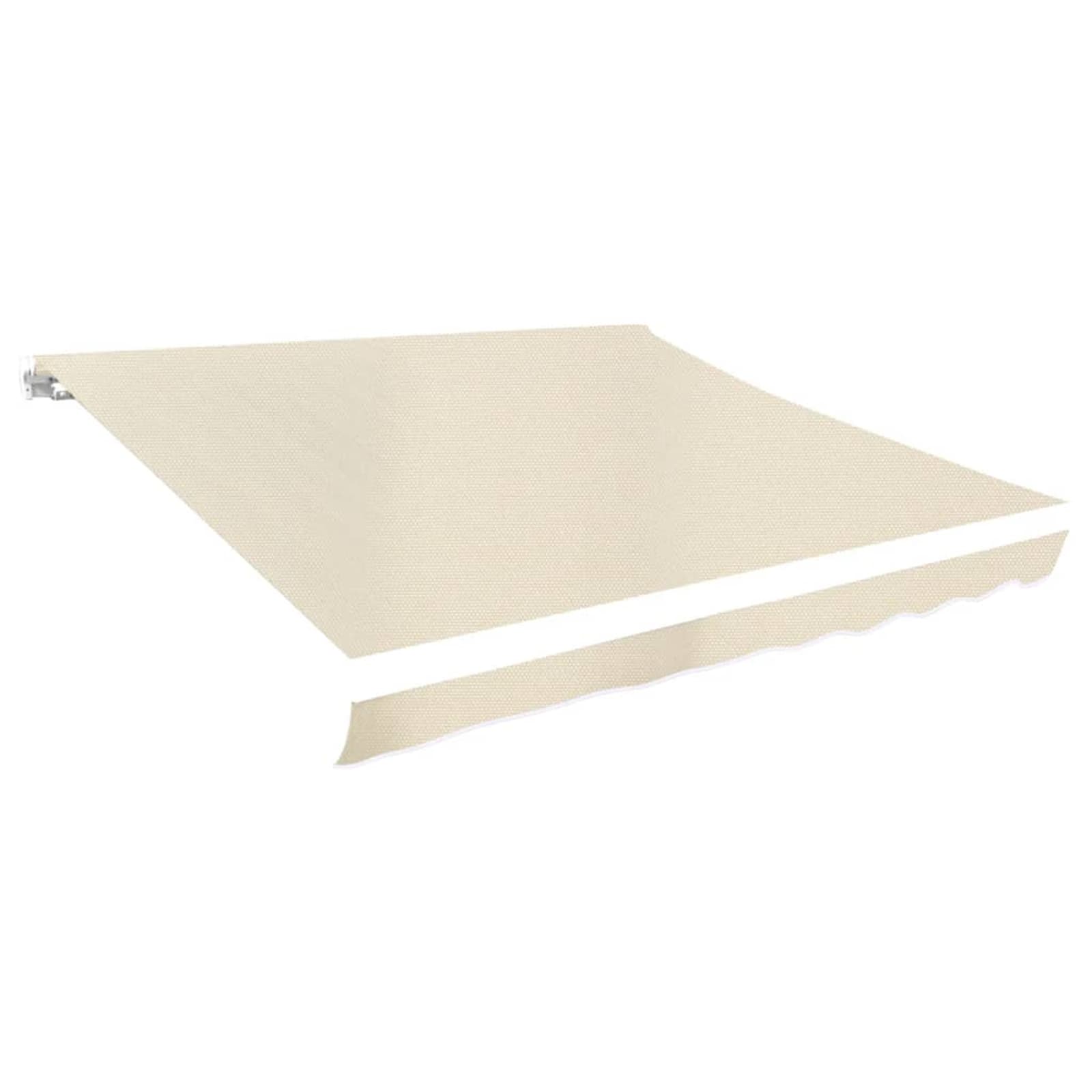 vidaXL Lona para toldo creme 4 x 3 m (sem estrutura/caixa)