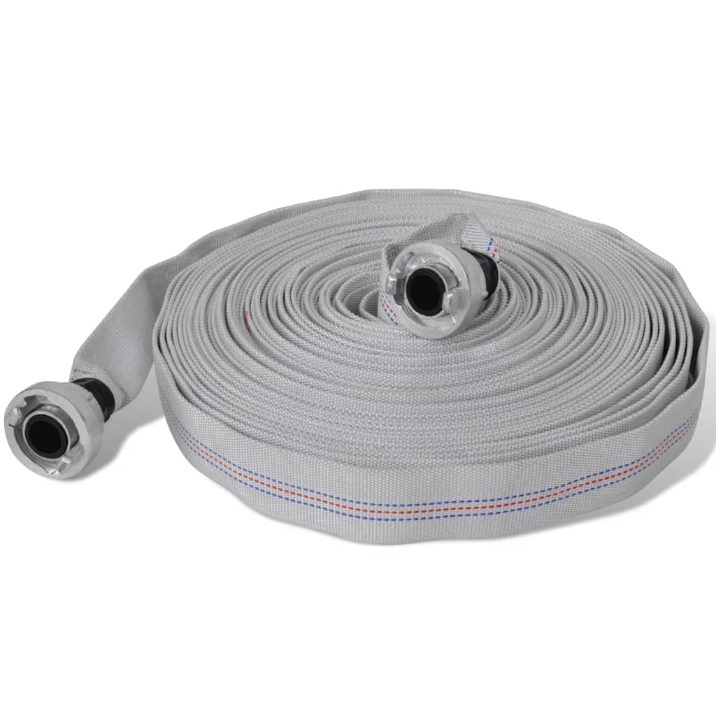 vidaXL Mangueira de incêndio lisa 20 m com acoplamentos D-Storz 2,54cm