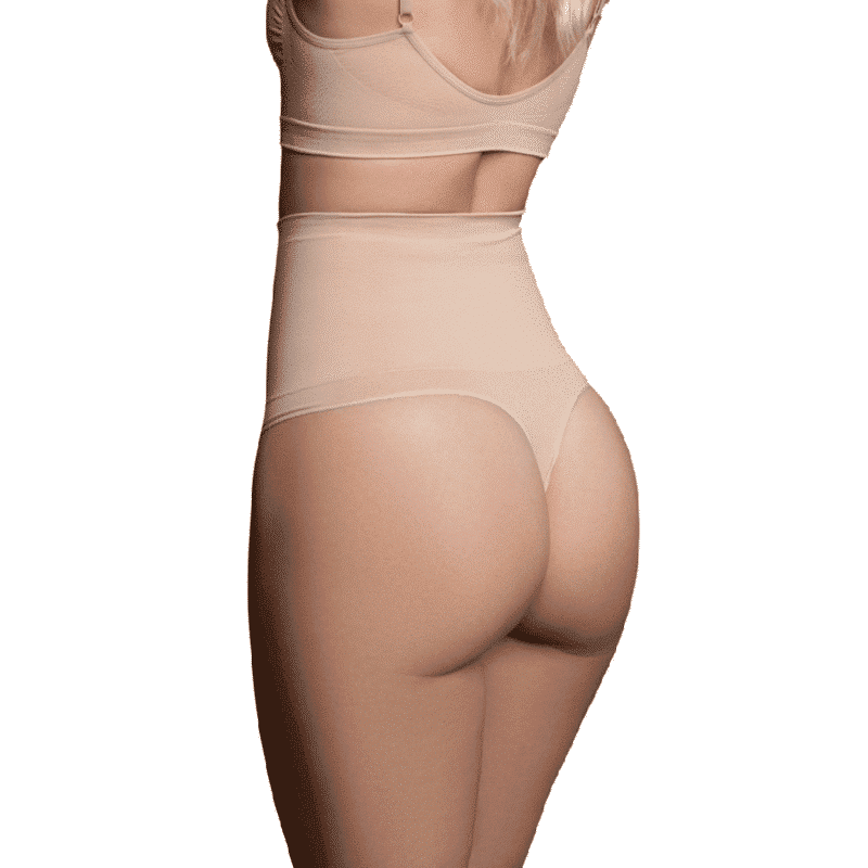 Bye Bra – Seamless Cintura Alta Thong Medium Control L