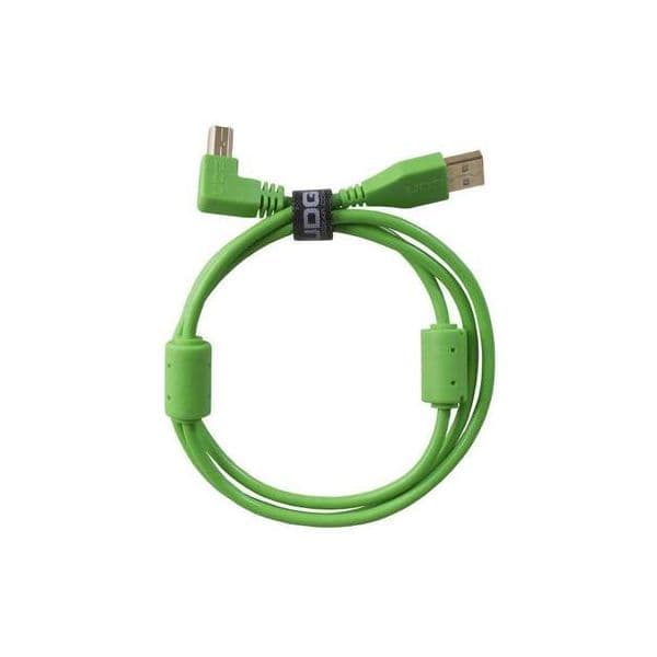UDG Ultimate Audio Cabo USB 2.0 A-B Green Angled 1m