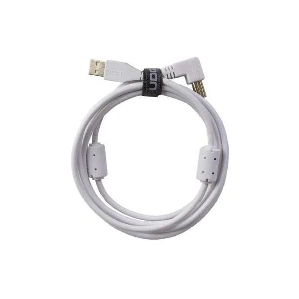 UDG Ultimate Audio Cabo USB 2.0 A-B White Angled 1m