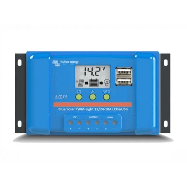 VICTRON Controlador de carregamento BlueSolar PWM-LCD&USB 12/24V 5A