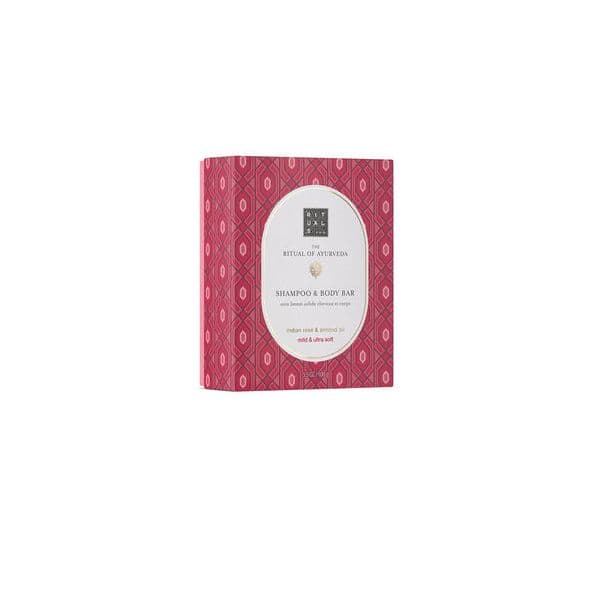 Rituals The Ritual of Ayurveda Shampoo Sólido e Barra Corporal Rosa Indiana 100g