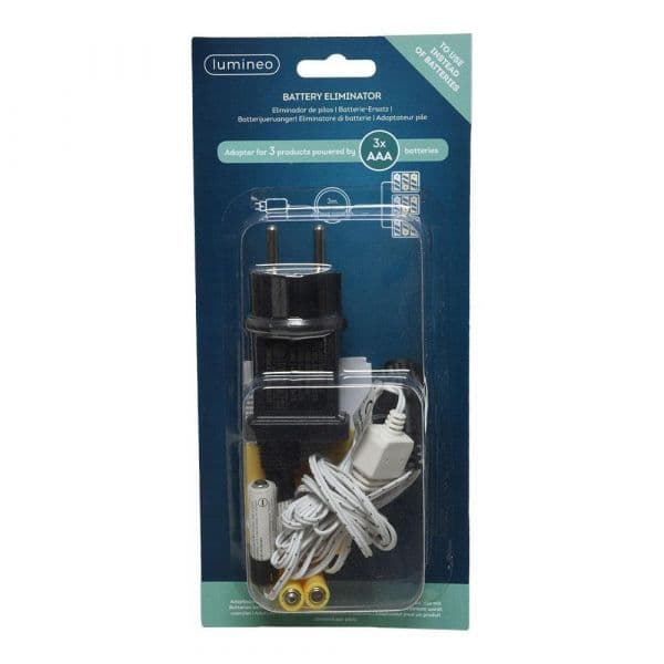 Lumineo 72442 4,5V Eliminador de Pilhas Preta