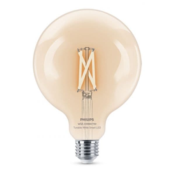 Philips - Lâmpada LED Inteligente Globo Filamento Transparente E27 Regulável - 7 W - A45756122