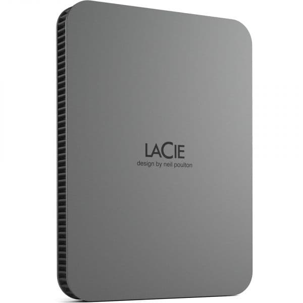 LaCie Disco Externo Mobile Drive Secure 2TB Space Grey USB 3.1 Type - STLR2000400