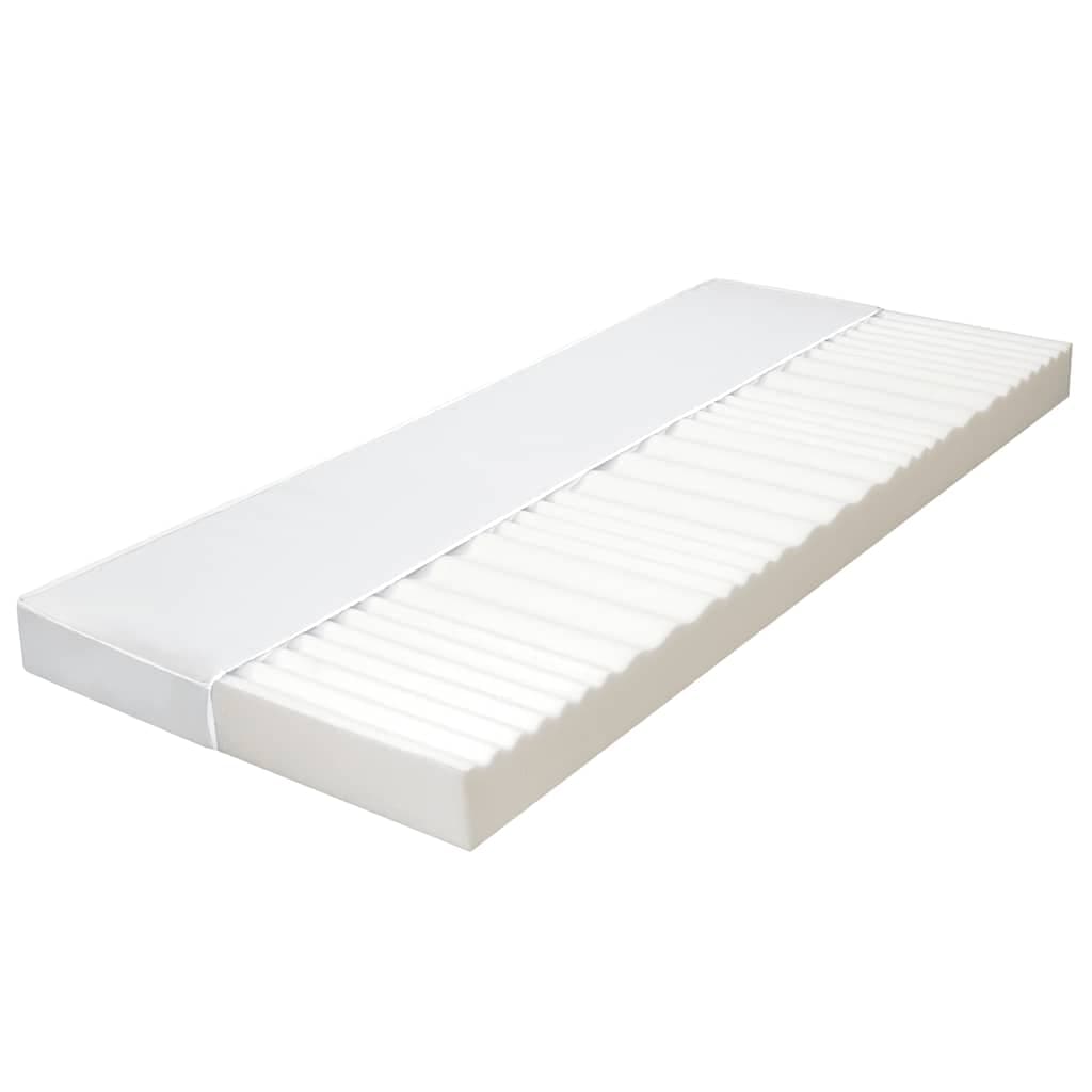 vidaXL Colchão 100x200 cm 7 zonas espuma PU 10 cm H2 H3