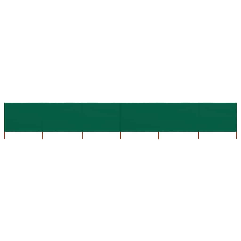 vidaXL Para-vento com 6 Painéis em Tecido 800x160 cm Verde - 1251112508