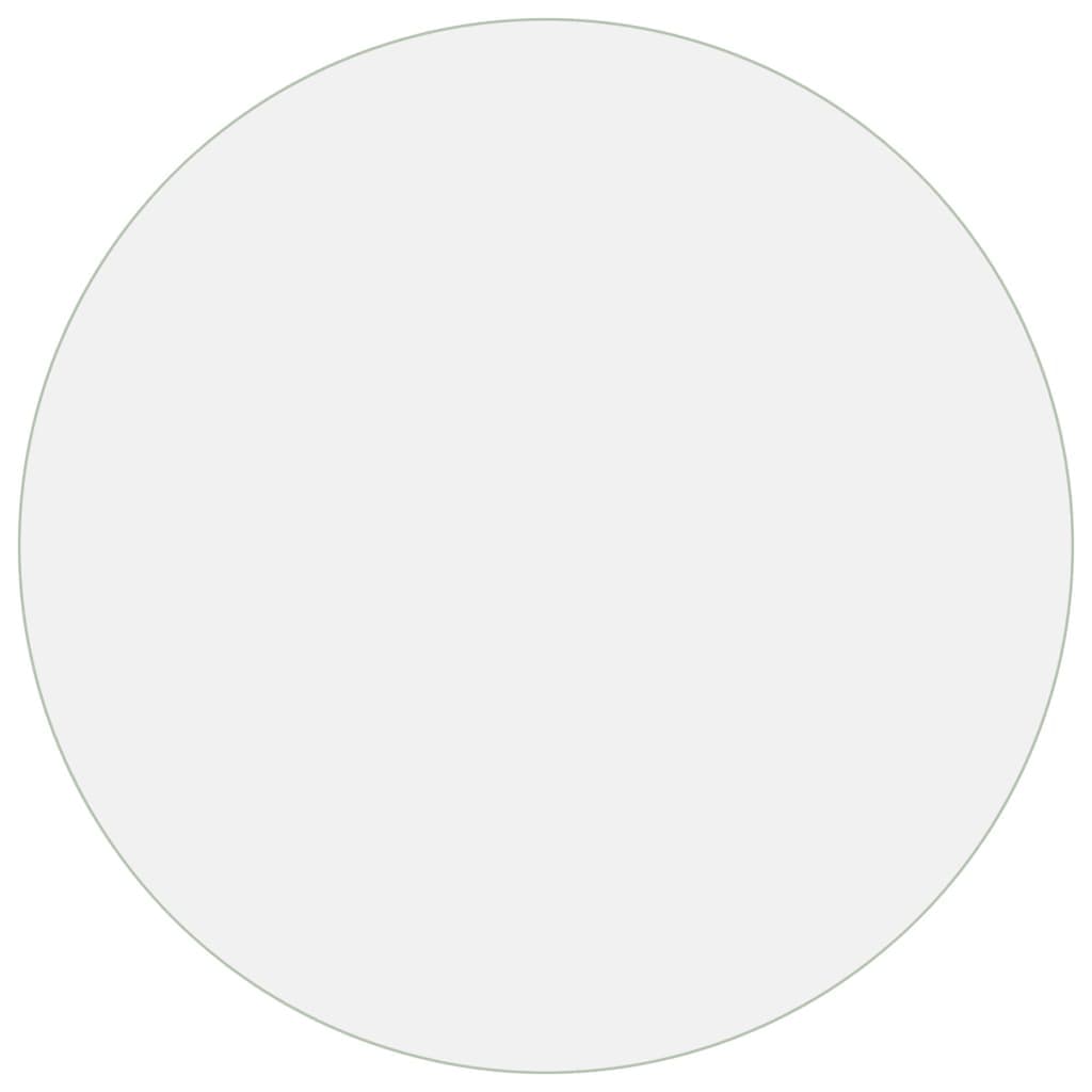 vidaXL Protetor de mesa Ø 80 cm 1,6 mm PVC mate