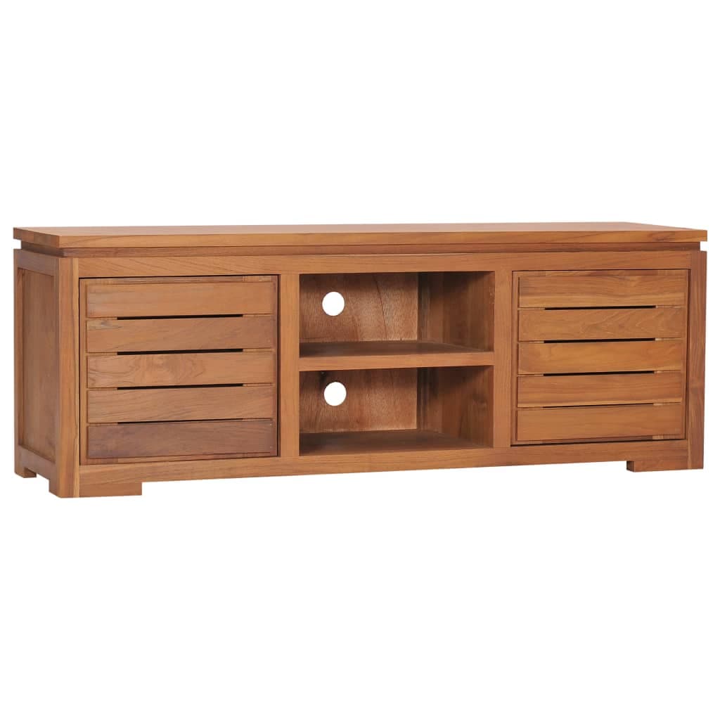 vidaXL Móvel de TV 110x30x40 cm madeira de teca maciça