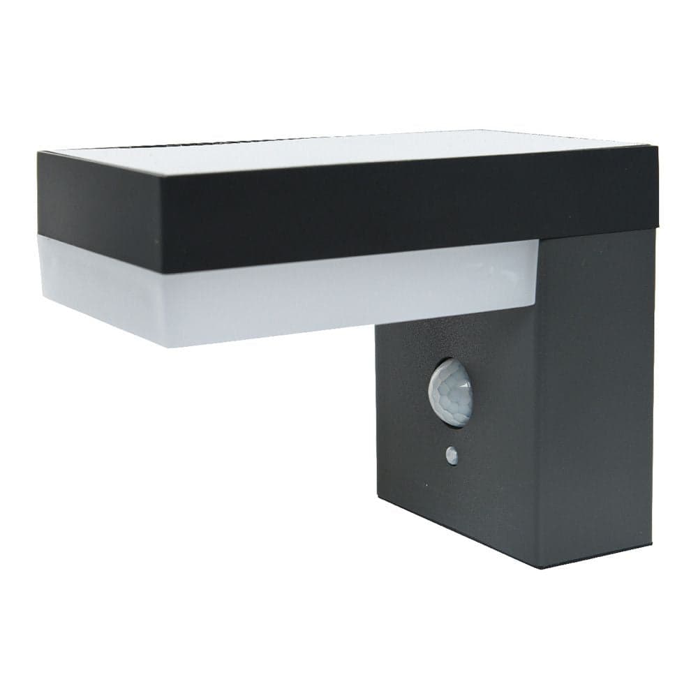 EDM Lâmpada de Parede Solar com Detector Max. 600lm 3200K 10x16,5x13cm - 83454