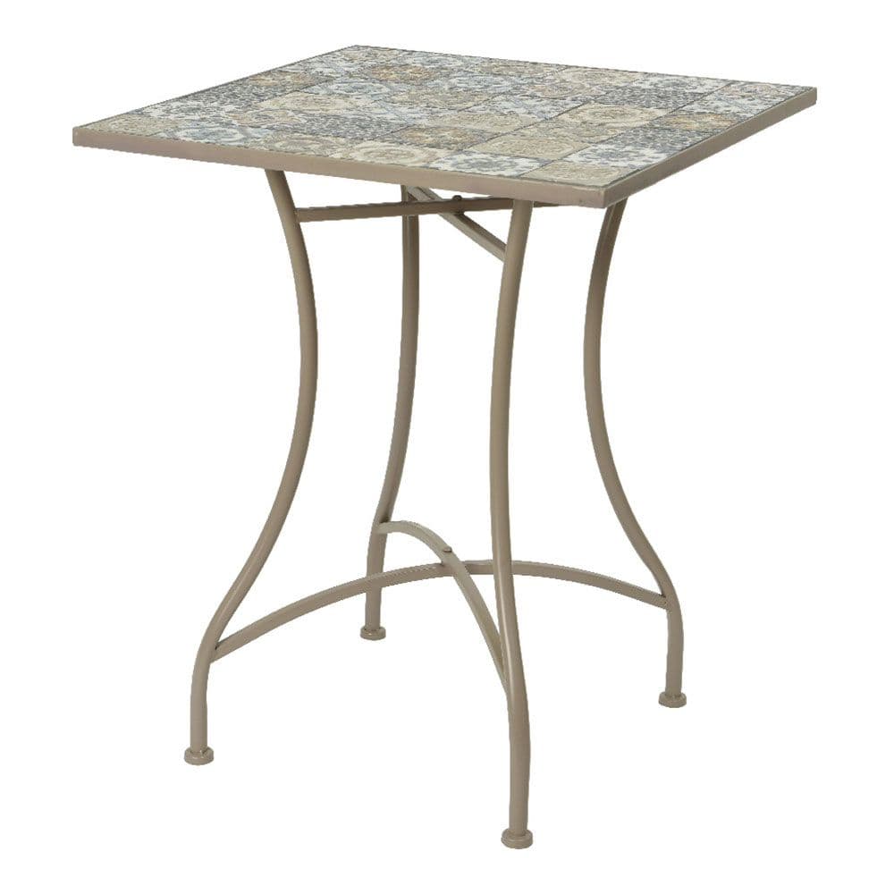 BigBuy Garden Mesa Bistro 75392 58x58x72 cm Castanho