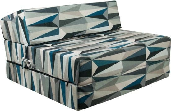 Colchão dobrável 200 x 90 x 15 cm com capa lavável