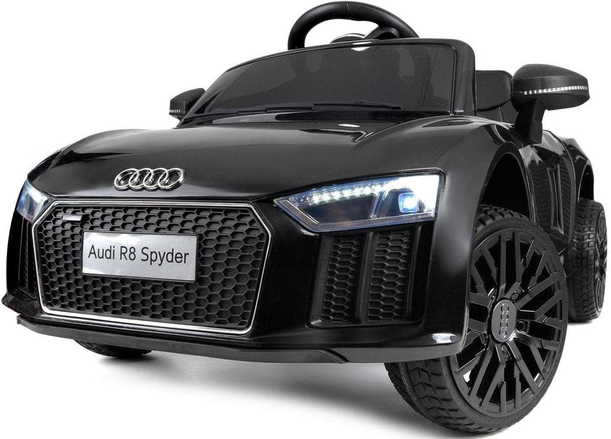 Carro elétrico infantil Audi R8 Spyder preto