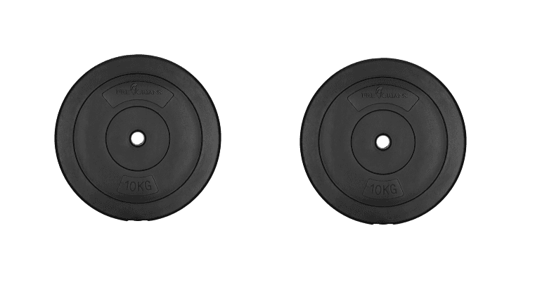 Conjunto de discos em ferro fundido 20 kg (2 x 10 kg) 26 mm