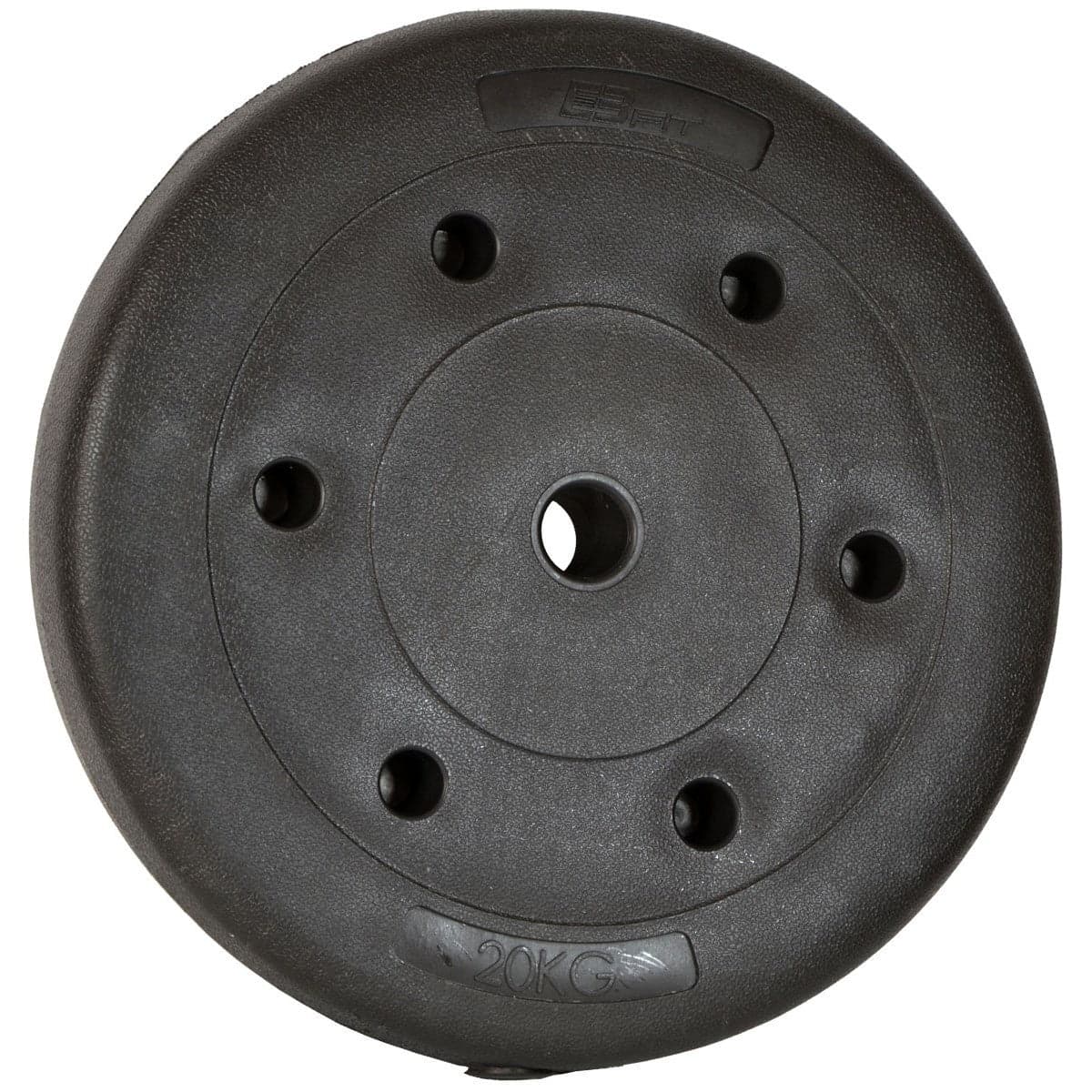 Disco de pesos 20 kg 29 mm cimento preto
