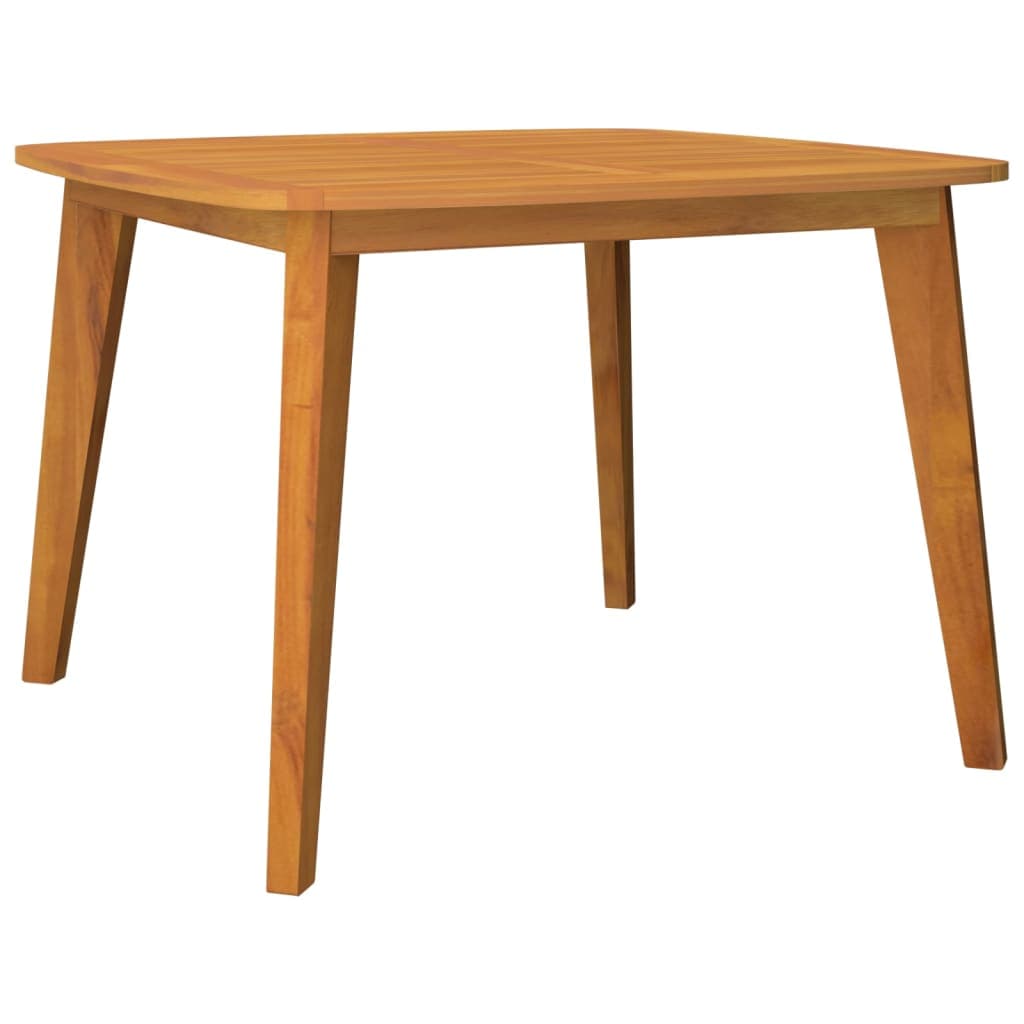 vidaXL Mesa de jardim 110x110x75 cm madeira de acácia maciça
