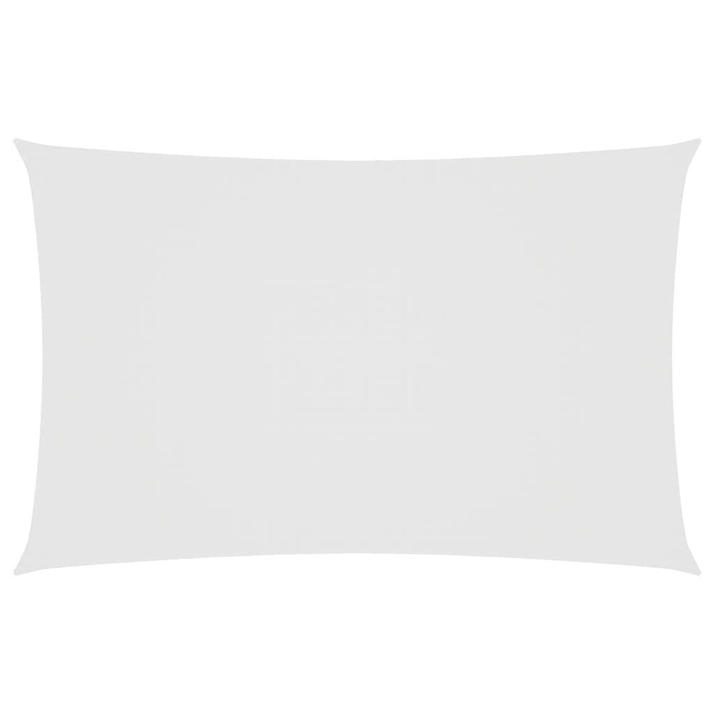 vidaXL Para-sol estilo vela tecido oxford retangular 5x8 m branco