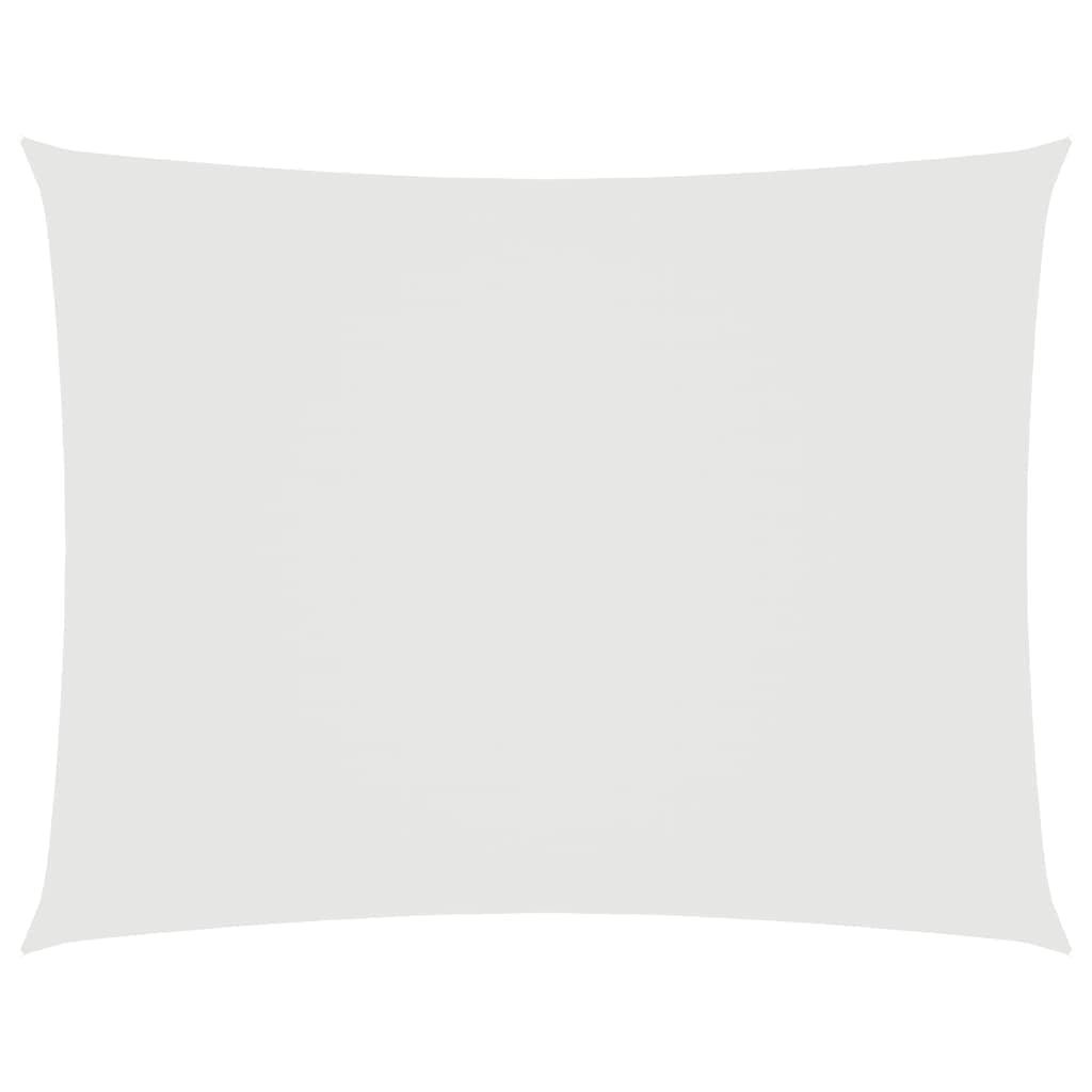 vidaXL Para-sol estilo velo tecido oxford retangular 6x7 m branco
