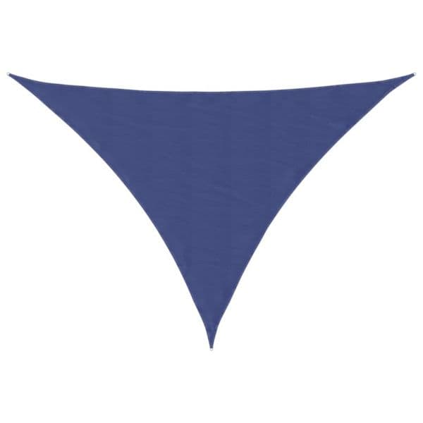 vidaXL Para-sol Estilo Vela Tecido Oxford Triangular 3x4x5 M Azul - 2478722961
