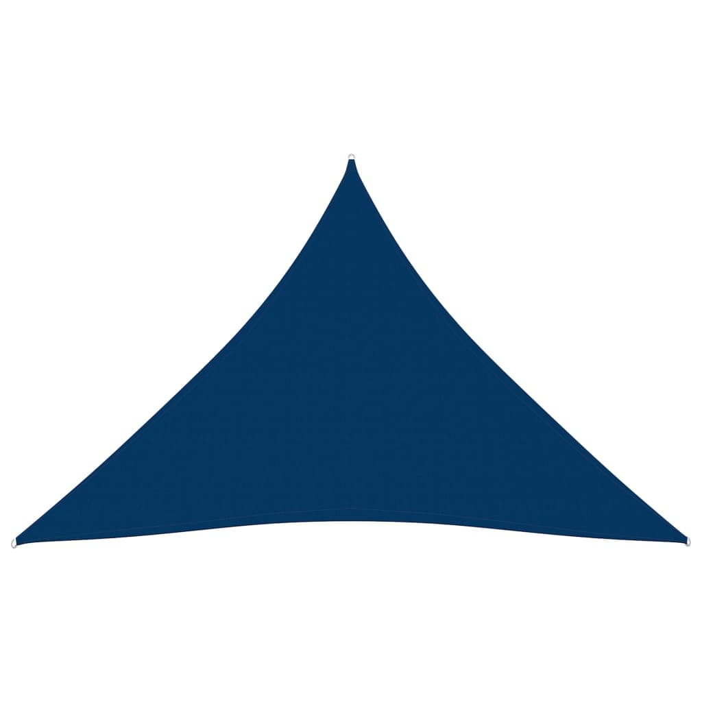 vidaXL Para-sol Estilo Vela Tecido Oxford Triangular 5x5x5 M Azul - 3324141807