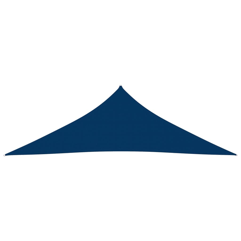 vidaXL Para-sol estilo vela tecido oxford triangular 5x5x6 m azul