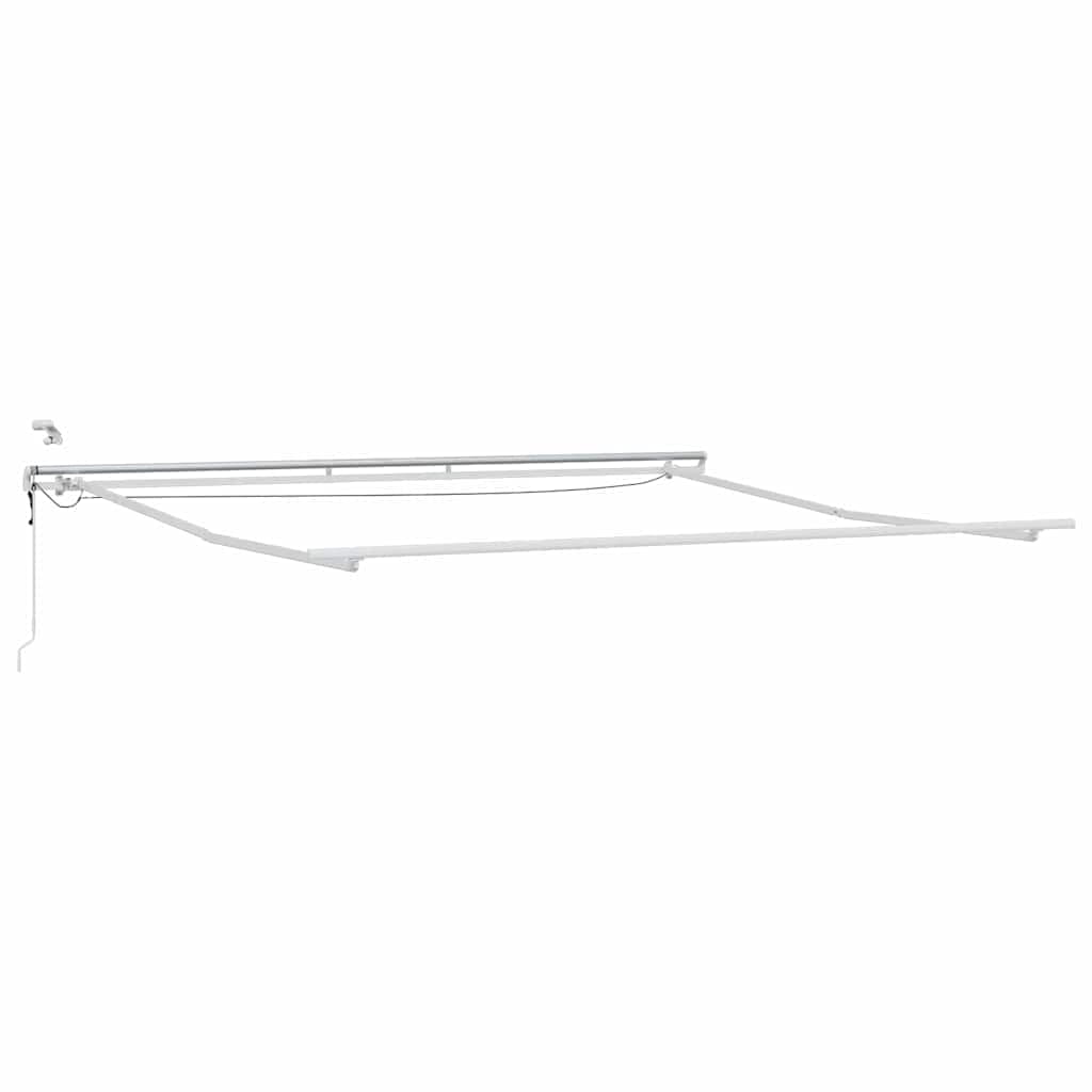 vidaXL Estrutura de Toldo Branco 450 × 350 cm Alumínio - 745230179