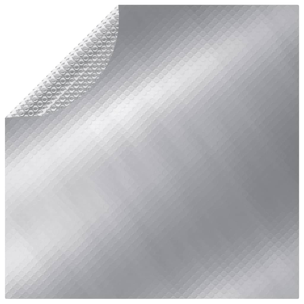 vidaXL Cobertura para piscina 417 cm PE prateado