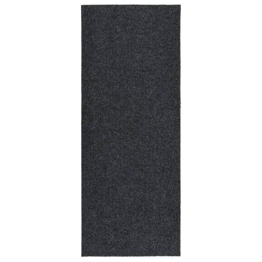 vidaXL Tapete/passadeira de entrada 100x250 cm antracite