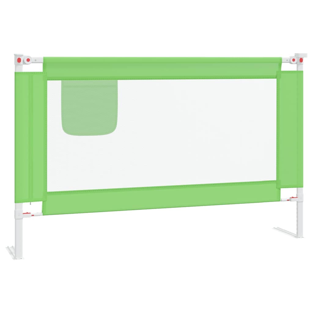 Barra de Segurança para Cama Infantil Tecido 120x25 cm Verde - 10191