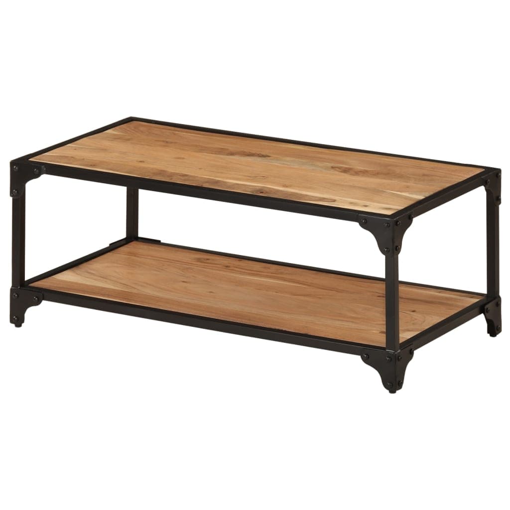Mesa de Centro 90x45x35 cm Madeira de Acácia Maciça - 328264